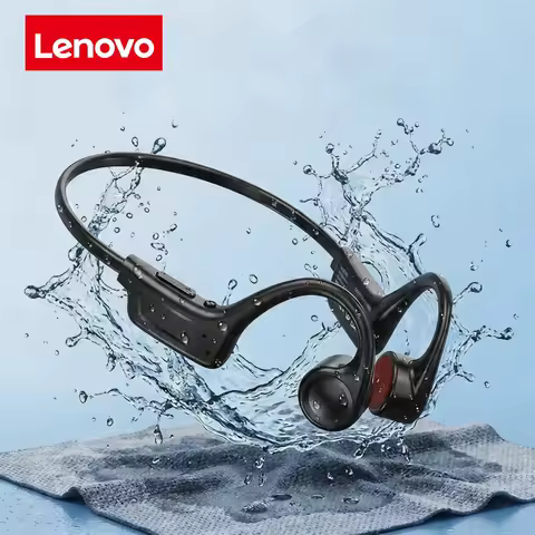 Lenovo Open-Type Wireless Sport Bluetooth Headphone Noise-Canceling Running and Cycling Headphone Su