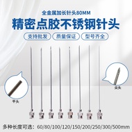 Precision Dispensing Extended Flat Needle Stainless Steel Diagonal Pointed 8G-27G Experimental Metal