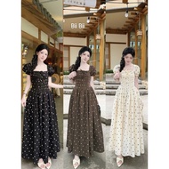 Polka dot bustier dress (new product)
