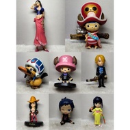 Preloved mini figure mf60 tony tony nico robin karoo sanji daiki aomine kikunojo