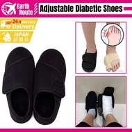 Adjustable Diabetic Shoes Diabetics Comfy Edema Shoes For Elderly and Pregnancy（Cotton Shoes and Mes