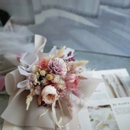 畢業禮物 永生花束- 韓式不凋花束畢業 老師禮物