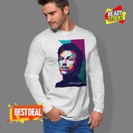 Chris Martin Coldplay Long Sleeve T-Shirt 100% Cotton Combed 30s