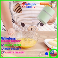 Electric Hand Mixer Wireless Stainless Steel Egg Beater Electric Whisk Mixer