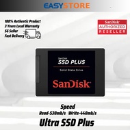 SanDisk SSD Plus 240GB/480GB/1TB/2TB (3Yr Warranty)