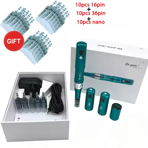 Original Dr. pen Ultima A6S With 32PCS Cartridge Wireless Derma Pen Skin Care Device Microneedling M