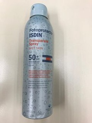 Fotoprotector isdin transparent spray wet skin SPF 50+ UVA 怡思丁多維光護清透無感防曬噴霧（濕膚）SPF50+ 250ml