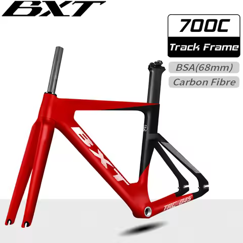 BXT 700C Track Frame Carbon Frame Tracking bike Frameset Fixed Gear frame BSA Single Speed Customize