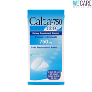 (Lot ใหม่ หมดอายุ 06/26) CalZa แคลซ่า แคลเซียม แอล- ทรีโอเนต 750 mg.ชนิดเม็ด 60 เม็ด [WEC]