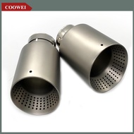 【Big savings】 Exhaust Muffler Tailpipe System Matte Stainless Steel for BMW and Volkswagen Golf 7/7R
