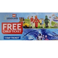 [BricksAlive] LEGO LEGOLAND Malaysia Resort Theme Park Sealife Water Park FREE CHILD TICKET Voucher (T&amp;C Applied)