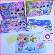 3D Stickers Children's Toys | 3D Panoramic LOL | Educational Toys for Girls | Educational Craft Toys