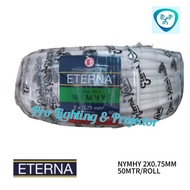 Eterna NYMHY 2X0.75 2X0.75 mm Cable Roll 50 Meters