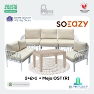 Olymplast Sofa So Eazy Sofa 321 Sofa Set Ruang Tamu Minimalis Kursi Teras Meja Teras Plastik