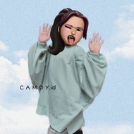 Super Oversize Sweatshirt LD 180cm Balloon puffy batwing Camoy.id Super Bigsize