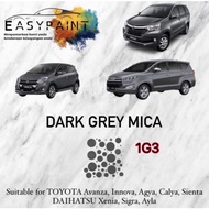 FREE SHIPPING CAR OIL PAINT 1G3 DARK GRAY MICA - TOYOTA INNOVA, AVANZA, CALYA, AGYA FREE SHIPPING