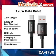 Mcdodo CA-473 Data Cable 120W Fast Charging Cable USB Kabel Type-C Cable 1.5M 150M Mcdodo Cable Mcdo
