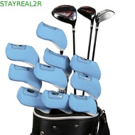 STAYREAL2R Golf Iron Headcover Iron Pole Cover Protective Cover 10 Pcs/Set Golf Putter Durable Iron 