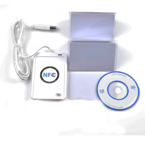 USB ACR122U NFC Smart Card Reader Writer For all 4 Types of NFC (ISO/IEC18092) Tags + 5pcs UID Chang