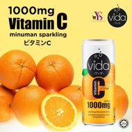 Vida Vitamin C Vida Orange Sparkling Drink Beverage Cans 325ml