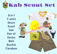 8 in 1 Bsp Kab Scout Uniform Complete set for kids boy