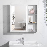 Ace bathroom Space Aluminum Light Luxury Smart Bathroom Mirror Cabinet With Rack Mirror Bathroom Toilet Wall-Mounted Sto