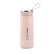 ❖WJF Nice Cup Glass Bottle Tumbler Creative Leakproof Water Cup 400ml Stainless aqua flask