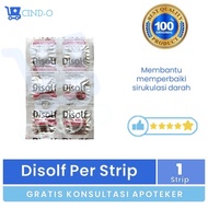 Disolf EC 490Mg PerStrip | Obat Stroke, Obat Jantung Koroner, Suplemen