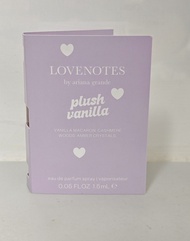Ariana Grande new ✅ ️ LOVENOTES Plush Vanilla Perfume love notes sample 1.5ml eau de parfum edp 正版女士