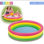 INTEX 114cm Intex 3-Ring Inflatable Outdoor Swimming Pool