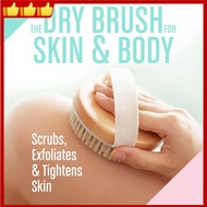 Dry Body Brush Cellulite Reduction, Dry Brush for Cellulite and Lymphatic Drainage, Exfoliating Brus