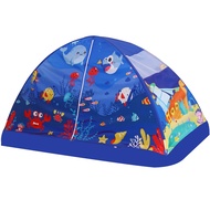 Bed Tent for Twin Kid Bed Tent Play Tent for Boy and Girl Easy Set-Up Tent Dark Planet and Dazzling 