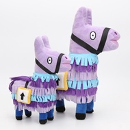 25cm/34cm Fortnite Game Stash Llama Plush Toy Stuffed Doll Alpaca Stuffed Toys Rainbow Horse Plush D