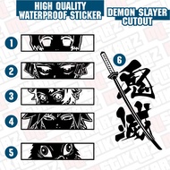 Cutout Demon Slayer Vinyl Sticker