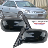 [READY STOCK] Toyota Camry SXV20 1996-2001 Door Side Mirror Auto Manual Black Color (Manual/3 Wire)