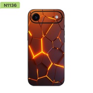 Vinyl Skin Wrap for iphone 17 Air – Nexa Skins IA035 Lava Collection – Protective Sticker Vinyl