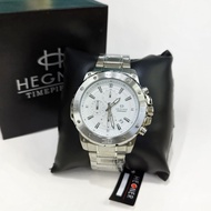 Jam tangan pria Hegner 1684 tali rantai sport original