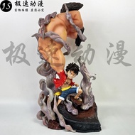 One Piece GK Three-speed Luffy Big Hand Big Fist wcf Figure Statue Model Decoration Gift Merchandise