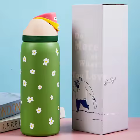 24oz 32oz Water Bottle Tumbler Thermal mug Thermos Drinkware Stainless Steel Cup For Tea Coffee Hot 