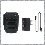 (TFAW) Wireless Bluetooth Microphone Handheld Speaker MIC Type-C for UV-5R 5RH UV-K5 K6 Ham Radio Ac
