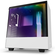 Case NZXT H510i H510 Compact MidTower withLighting and Fan Control White Black RGB H510 H510 Flow