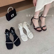 (9cm) WOMEN'S HIGH HEEL SHOES WITH STONE POINT HEEL M977-8 FULBOX