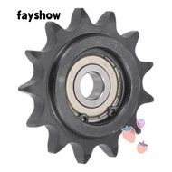 FAYSHOWSG Chain Idler Sprocket, 10mm Bore 1/2" Pitch C45 Carbon Steel Convex Idler Gear, Durable 13 