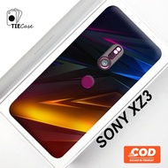 Tie Case SONY XZ3 -  HARDCASE FULL PRINTING  - MOTIF ABSTRAK- Softcase / Hardcase Hp - Case Hp - Cas