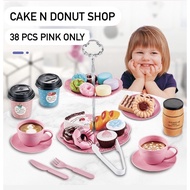 Ccs02 Toy Coffee Shop Donut Coffee Shop Kids Gift Set