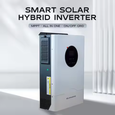 LCD Smart Hybrid Solar Inverter Pure Sine Wave 3KW 5KW 6KW 10KW 220V MPPT Solar Controller for Batte