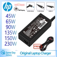 HP Original Laptop Charger Adapter 45W 65W 90W 135W for HP ProBook EliteBook Pavilion Spectre Notebo