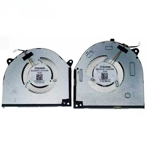 CPU + GPU Cooling Fan for Lenovo Legion Y540-15IRH 81SX Y7000-2019 81NS DC5V GTX1660Ti DFS5M325063B1