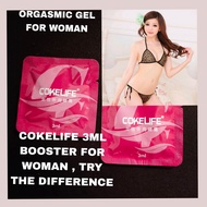 COKELIFE ORGASMIC GEL BOOSTER FOR WOMAN 3 ML