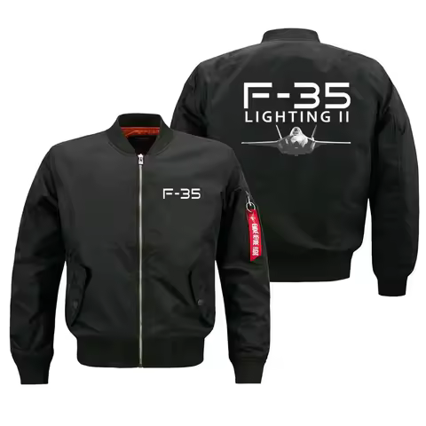 Streetwear Outdoor Military Aviation Pilots F35 Ma1 Bomber Flight Jacket Coats for Men Casual Baseba